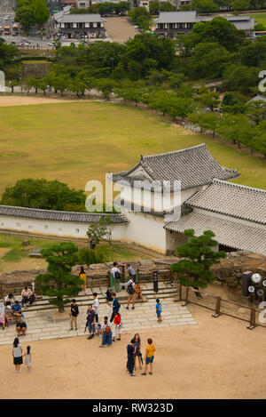 Asia, Japan, Kansai Region, Himeji, Himeji Castle Stock Photo