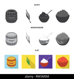 honey,onion,cream,caviar,barrel,vegetables,sour,red,bee,green,bowl,osetra,healthy,leaf,dairy,fish,menu,salmon,beehive,vitamin,white,eggs,texture,fresh,milk,sandwich,yellow,ripe,traditional,appetizer,taste,product,organic,cooking,food,flavors,seasonin,ingredient,spices,aroma,set,vector,icon,illustration,isolated,collection,design,element,graphic,sign Vector Vectors , Stock Vector