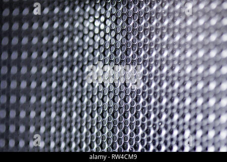 Hexagonal mesh on a blue background. Whole background. Stock Photo