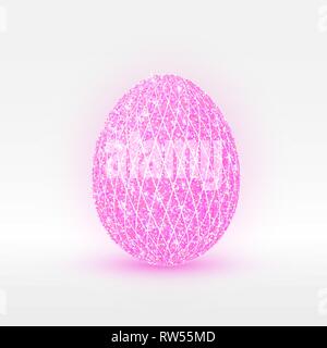 Set of Easter Eggs. Royal Egg. Vector illustration. Stock Vector