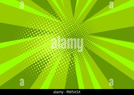 Comic book pop art strip radial backdrop Stock Vector