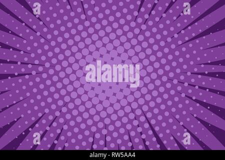 Comic book pop art strip radial backdrop Stock Vector