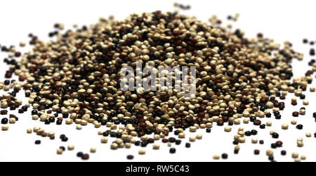 Quinoa three varieties mixture Stock Photo
