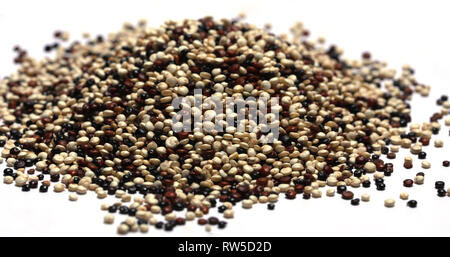 Quinoa three varieties mixture Stock Photo