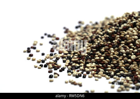 Quinoa three varieties mixture Stock Photo