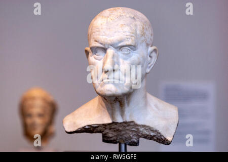 Marble bust of a man, Roman Portraits: Sculptures in Stone, The