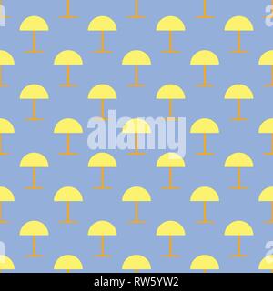 Lamp seamless pattern on the light violet background Stock Vector