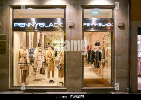 ROME, ITALY - CIRCA NOVEMBER, 2017: Pennyblack store in Rome. Stock Photo