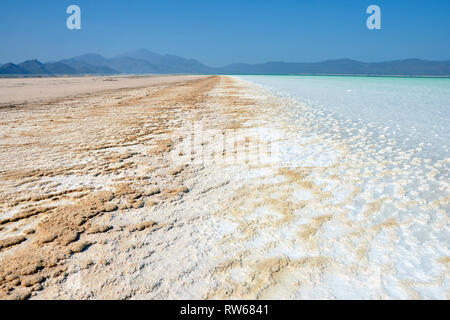 Djibouti, Assal lake area, landscape Stock Photo