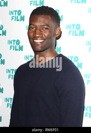 Malachi Kirby at the Into Film Awards 2019 at the Odeon Luxe cinema, Leicester Square Stock Photo
