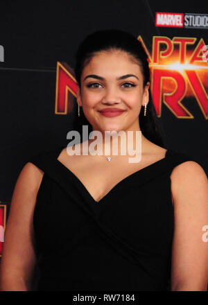 Hollywood, CA, USA. Laurie Hernandez at Marvel Studios 