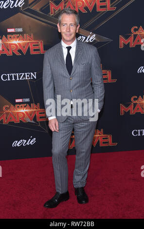 Hollywood, California, USA. 4th Mar, 2019. Ben Mendelsohn arrives for the premiere of the film 'Captain Marvel' at the El Capitan theater. Credit: Lisa O'Connor/ZUMA Wire/Alamy Live News Stock Photo