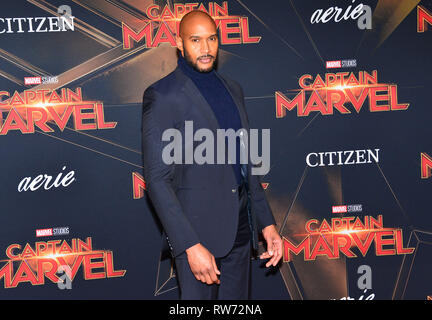Los Angeles, USA. 04th Mar, 2019. Henry Simmons attends the Marvel Studios 'Captain Marvel' premiere on March 04, 2019 in Hollywood, California. Credit: Tsuni/USA/Alamy Live News Stock Photo