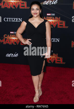 Laurie Hernandez arrives at the world premiere of 