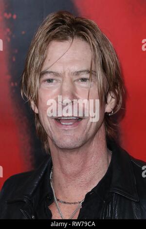 Hollywood, United States. 04th Mar, 2019. HOLLYWOOD, LOS ANGELES, CA, USA - MARCH 04: Duff McKagan arrives at the Los Angeles Premiere Of Epix's 'Punk' held at SIR on March 4, 2019 in Hollywood, Los Angeles, California, United States. (Photo by David Acosta/Image Press Agency) Credit: Image Press Agency/Alamy Live News Stock Photo