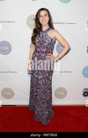 34th Annual Casting Society of America's Artios Awards held at the Beverly Hilton Hotel  Featuring: Erin Fragetta Where: Los Angeles, California, United States When: 01 Feb 2019 Credit: Sheri Determan/WENN.com Stock Photo