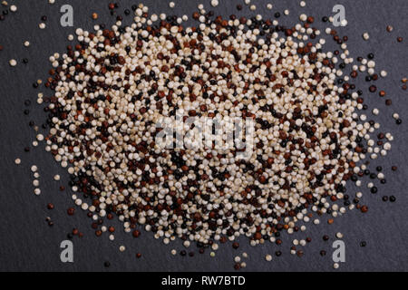 Quinoa three varieties mixture Stock Photo
