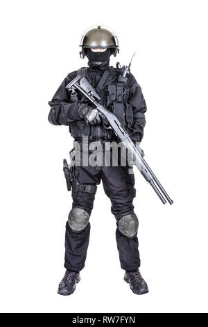 Police swat full length Cut Out Stock Images & Pictures