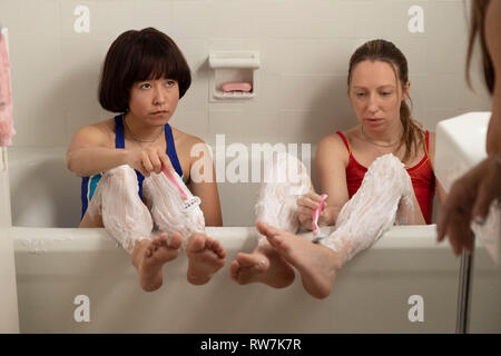 PEN15, from left: Maya Erskine, Isaac Michael Edwards, Pool , (Season 2