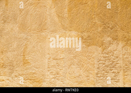 Grunge yellow, rough wall texture Stock Photo