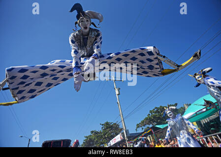 Barranquilla's Carnival (Spanish: Carnaval de Barranquilla) is one of Colombia's most important folkloric celebrations, and one of the biggest carniva Stock Photo