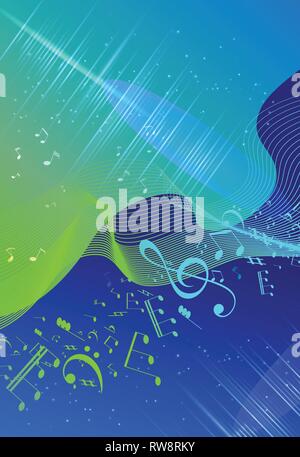 Rainbow fluid background. Iridescent modern design. Music multicolor poster. Rainbow stripe Wave liquid pattern. Organic gradient shape. Summer vivid Stock Vector