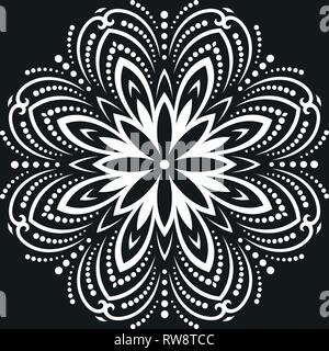 Elegant Vector Ornament in Classic Style Stock Vector