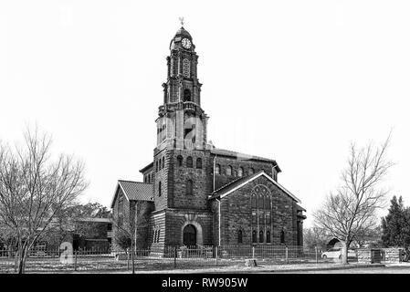 KROONSTAD. SOUTH AFRICA, JULY 30, 2018: The Sarel Cilliers, monument in ...