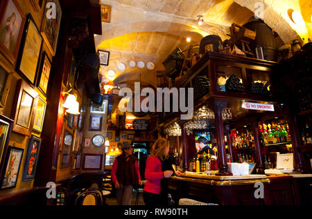 Jubilee Cafe, Victoria (Rabat) Village, Gozo Island, Malta, Europe Stock Photo