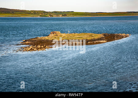 St. Cuthbert's Island, Holy Island, England, United Kingdom Stock Photo