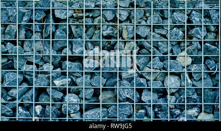 Stones texture mosaic mesh Stock Photo