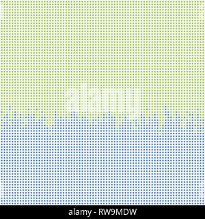 Abstract pixel green blue color of square technology art pattern decoration background. You can use for trendy print, paper, cover design. illustratio Stock Vector