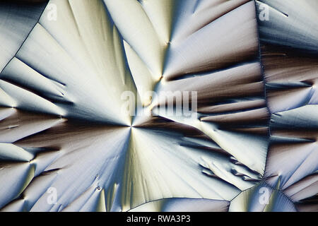 Chemistry and art.  This is ascorbic acid, commonly known as Vitamin  C, photographed in crystallized form Stock Photo