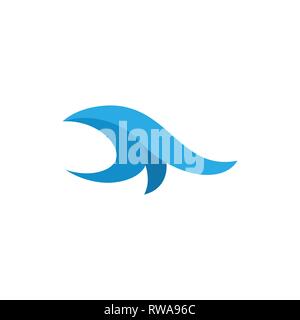 simple curves waves gradient logo vector Stock Vector Image & Art - Alamy