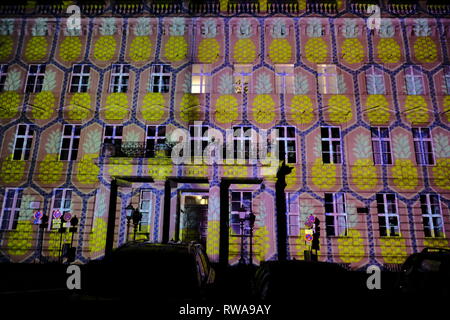 Festival of Lights, hotel de Rome, Bebelplatz, Berlin, Germany Stock Photo
