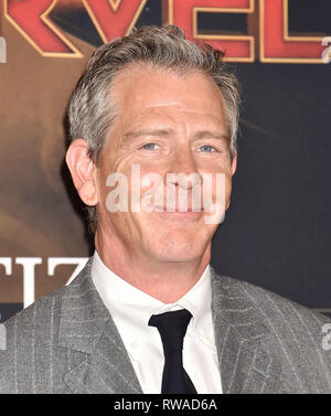 HOLLYWOOD, CA - MARCH 04: Ben Mendelsohn attends the Marvel Studios 'Captain Marvel' premiere at the El Capitan Theatre on March 04, 2019 in Hollywood Stock Photo