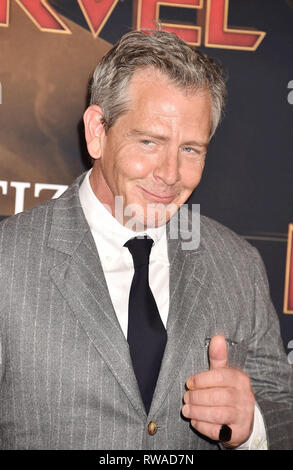 HOLLYWOOD, CA - MARCH 04: Ben Mendelsohn attends the Marvel Studios 'Captain Marvel' premiere at the El Capitan Theatre on March 04, 2019 in Hollywood Stock Photo