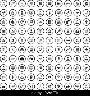 100 office clerk icons set, cartoon style Stock Vector Image & Art - Alamy
