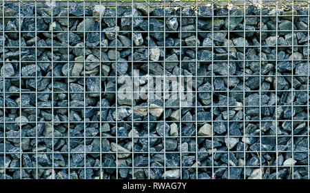 Stones texture mosaic mesh Stock Photo