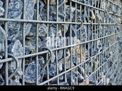 Stones texture mosaic mesh Stock Photo
