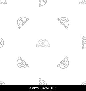 Racing line speedometer pattern seamless vector repeat geometric for any web design Stock Vector