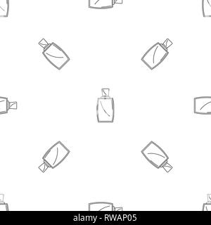 Elegant woman perfume pattern seamless vector repeat geometric for any web design Stock Vector