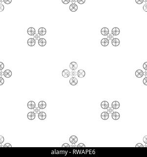 Modern drone pattern seamless vector repeat geometric for any web design Stock Vector