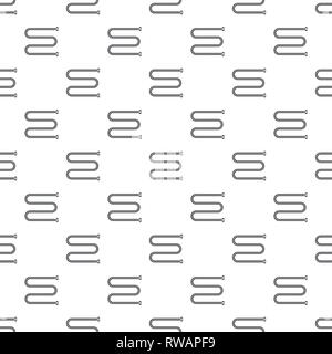 Towel bath radiator pattern seamless vector repeat geometric for any web design Stock Vector