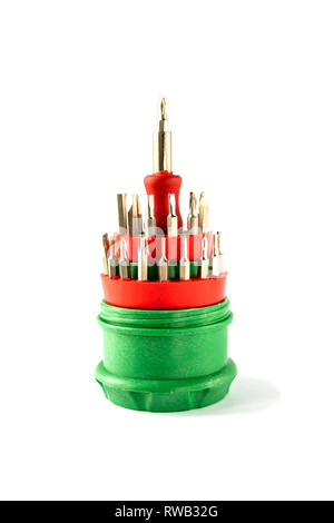 Screwdriver isolated on white background Stock Photo