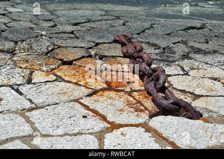 rusty chain Stock Photo