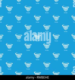 Tornado pattern vector seamless blue Stock Vector