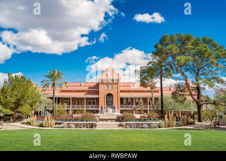The Old Main building on the campus of the University of Arizona in Tucson, Arizona, USA Stock Photo