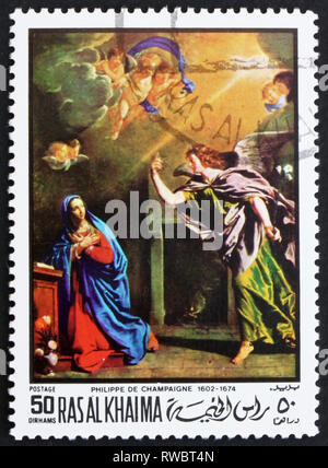 Philippe De Champaigne Painting, The Annunciation, Circa 1644 Stock ...