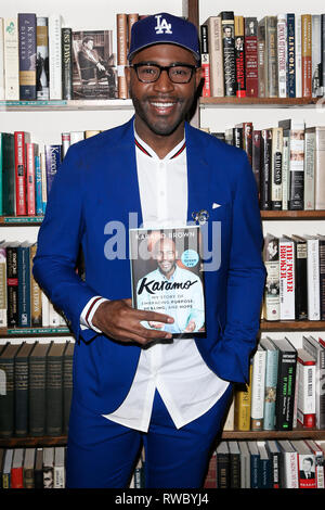 Huntington, USA. 04th Mar, 2019. HUNTINGTON, NY - MAR 4: Karamo Brown signs copies of his book 'Karamo: My Story of Embracing Purpose, Healing and Hope' at Book Revue on March 4, 2019 in Huntington, New York. Credit: Debby Wong/Alamy Live News Stock Photo